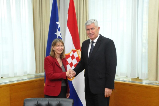 Predsjedavajući Doma naroda Parlamentarne skupštine BiH dr. Dragan Čović primio ambasadoricu OSCE-a 